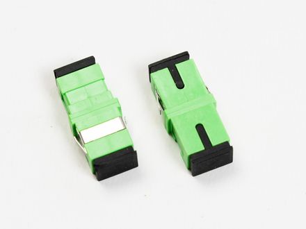 SC/APC singlemode flensloze adapter