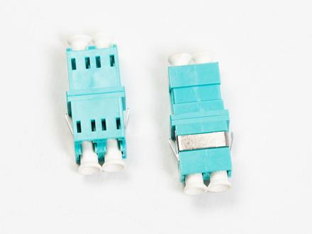 LC/PC multimode OM3 flensloze duplex adapter
