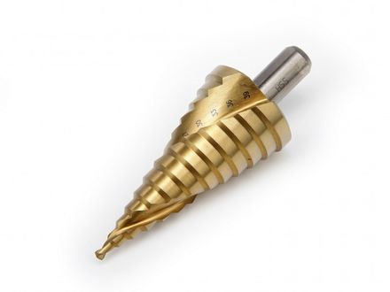 Stappenboor 6-39 mm HSS tin gecoat