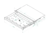 VG Patchpaneel 19'' zwart 24V SC Duplex