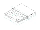 VG Patchpaneel 19'' wit 12V SC Simplex
