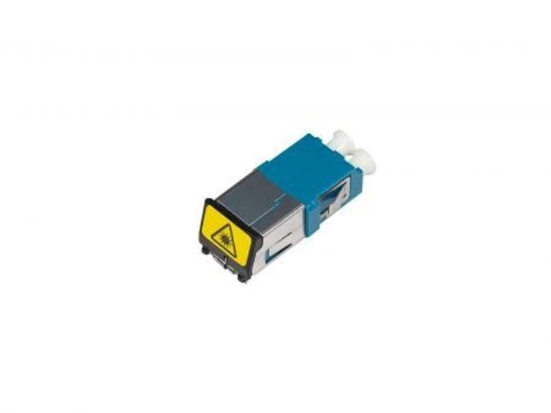 LC/PC Singlemode duplex adapter met afsluitklepje