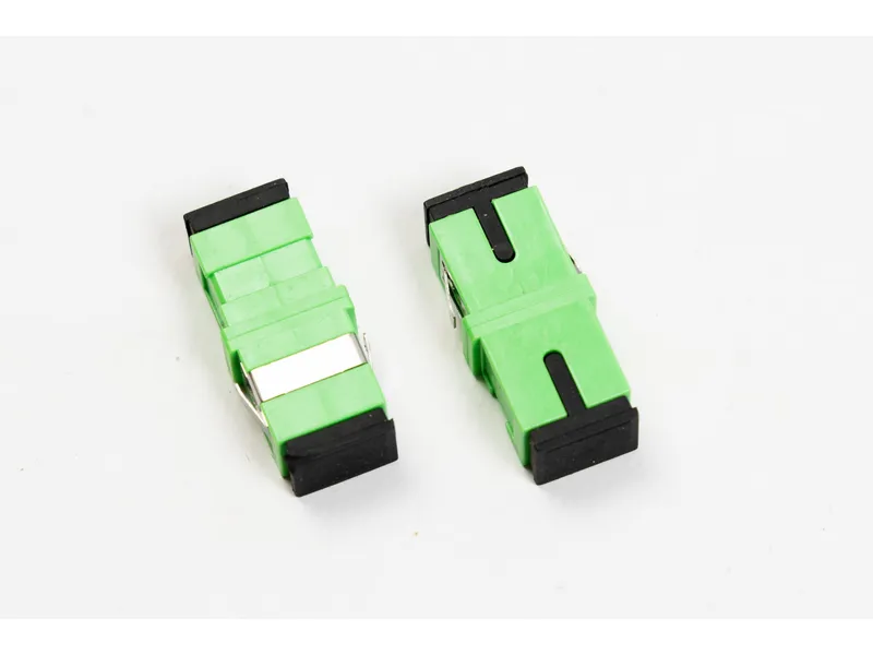 SC/APC singlemode flensloze adapter 
