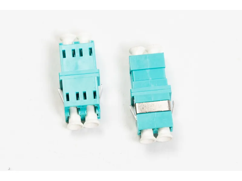 LC/PC multimode OM3 flensloze duplex adapter