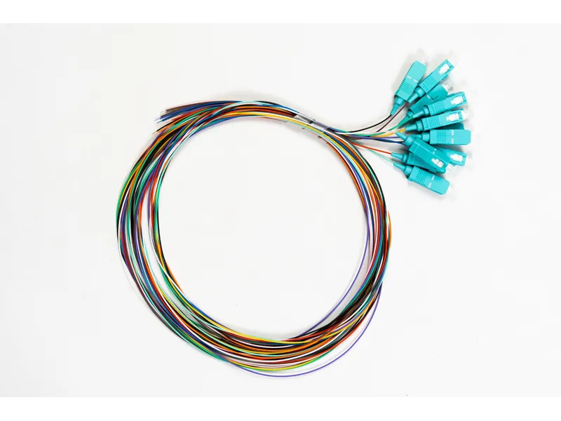 Pigtail 12 kleuren set SC/UPC OM3 50/125