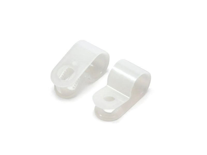 kabelclips Wit 6,3 mm (zak 100stuks) 