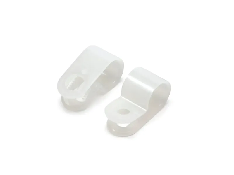 kabelclips Wit 6,3 mm (zak 100stuks) 