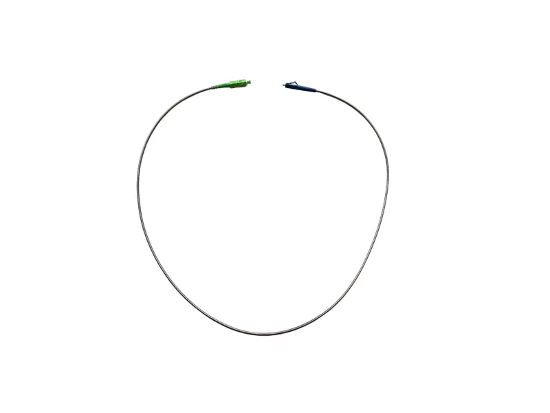 Heavy duty patchcord SC/APC > LC/PC SM 1M