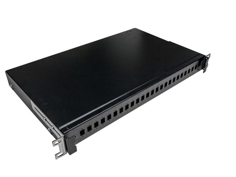 VG Patchpaneel 19'' zwart 24V SC Simplex