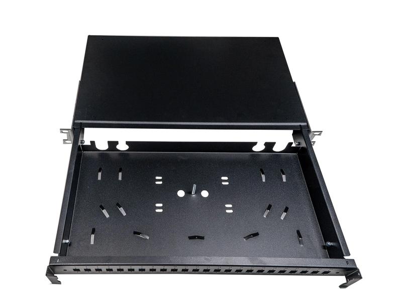 VG Patchpaneel 19'' zwart 24V SC Simplex