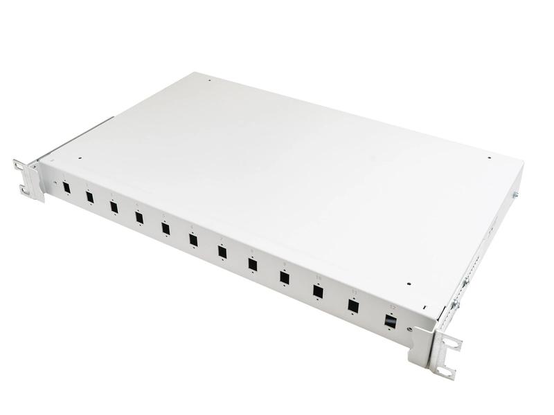 VG Patchpaneel 19'' wit 12V SC Simplex